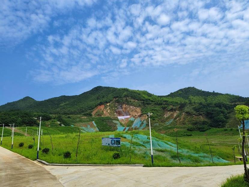 銅山、前山露天采坑復墾項目完成
